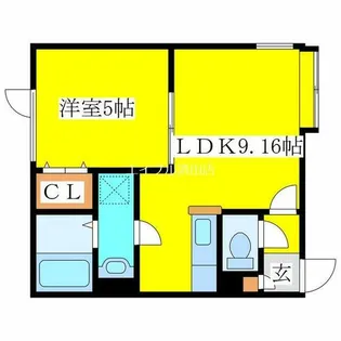 レアル・コンシェルト【201号室】の間取り