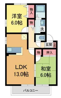 ASAHI 21 CENTURY【203号室】の間取り