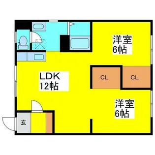コーポ藤光【103号室】の間取り