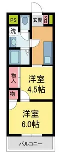 プレアール宝塚泉町【202号室】の間取り