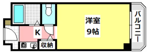 ドムス小野原【301号室】の間取り