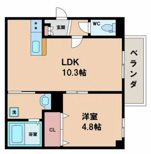 SFIDA天王寺南【2階】の間取り