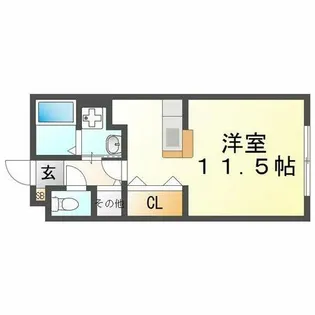 パークサイド・マ・メゾン【1階】の間取り