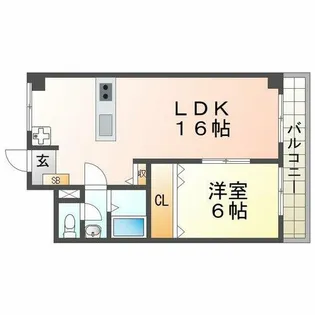 DICHA・CASA【6階】の間取り