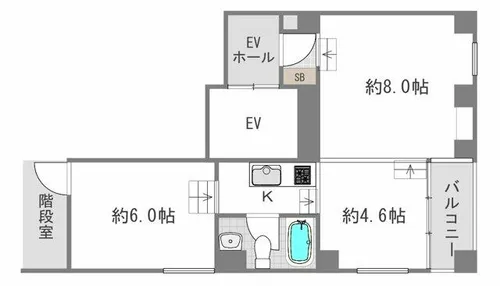 SPIRA【6階】の間取り