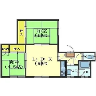 美原2丁目29番一棟二戸【2F号室】の間取り