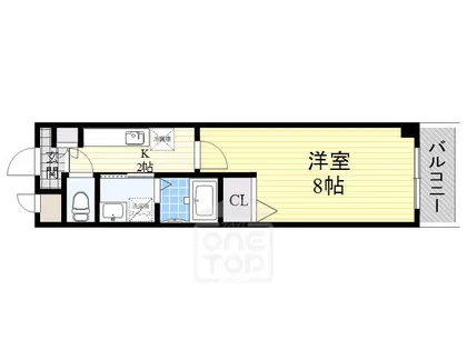 ハイツ東一津屋公輝【3階】の間取り