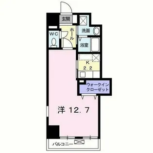 1Kの間取り画像