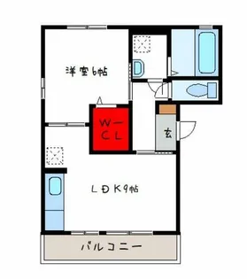 シャルマンA棟【2階】の間取り