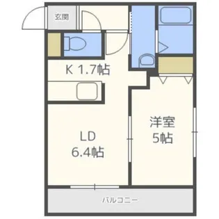 E-Town平岸【3階】の間取り
