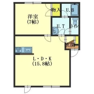 ルーエンハイム【103号室】の間取り