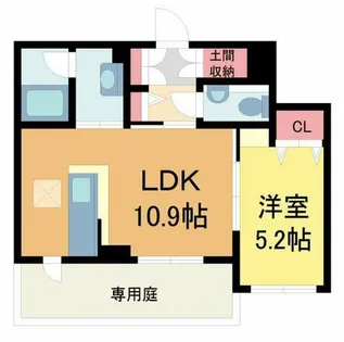 シャーメゾンマーリエⅡ【102号室】の間取り