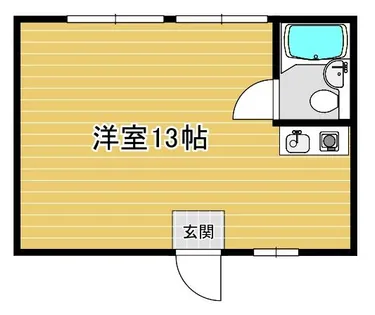ブードワール【65号室】の間取り