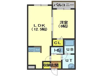 フトゥーラ日吉【204号室】の間取り