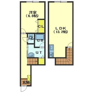 ジャスミン【J5号室】の間取り