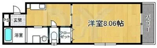マスジビル【4階】の間取り