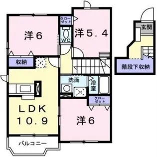 ファイブ・アンジュ【202号室】の間取り