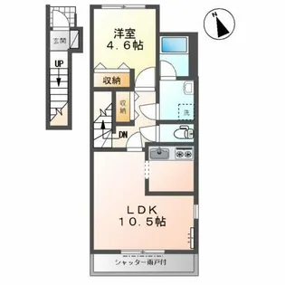 ヴェルジェⅠ【2階】の間取り