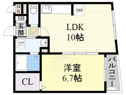 Neo Court 藤【1階】の間取り