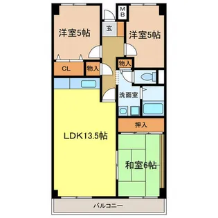 プレスト・コート壱番館【9階】の間取り