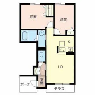 シャーメゾン狭山【1階】の間取り