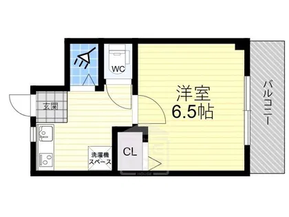 ナンノ第12号館【4階】の間取り