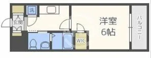 エスリード難波レジデンス【10階】の間取り