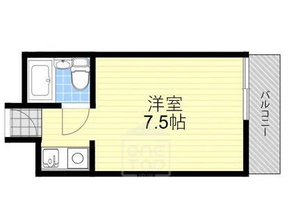 OMレジデンス茨木追手門前【1階】の間取り