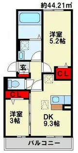 FK-ROCK【201号室】の間取り