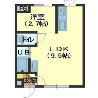 エスポワフチュールⅢ【2階】の間取り