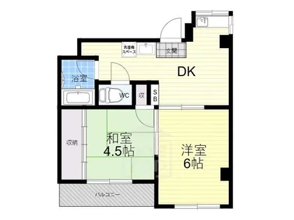 春日マンション【1階】の間取り