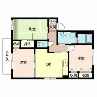 エステートヴィラ【2階】の間取り