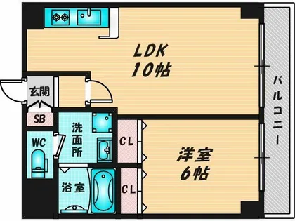グレイス今里【9階】の間取り