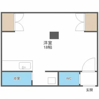 グッドフィールド美園Ⅰ【203号室】の間取り