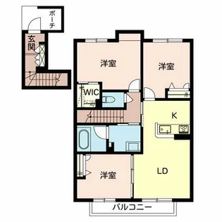 シャーメゾンfelice【2階】の間取り