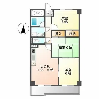 アーバン滝子【2階】の間取り