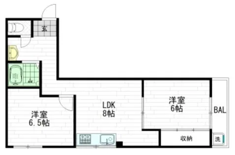 エスプリ川崎Ⅲ【3階】の間取り