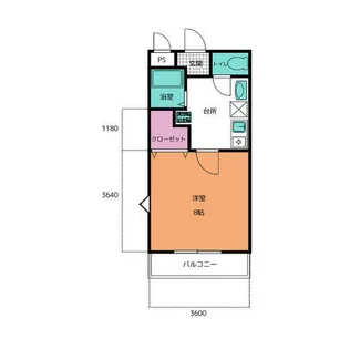 メゾン・ド・フルールⅡ【205号室】の間取り