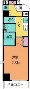 ラグゼナ上前津【4階】の間取り