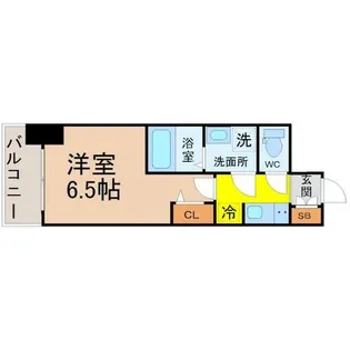 1Kの間取り画像