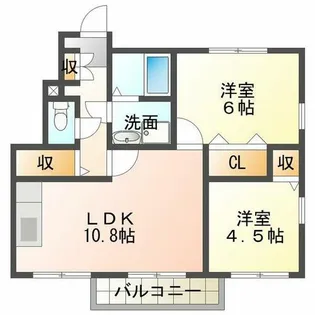 グランディール【1階】の間取り