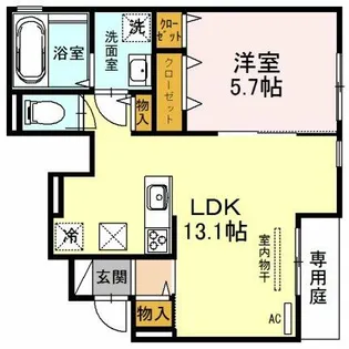 ソフィアルミエールⅡ【1階】の間取り