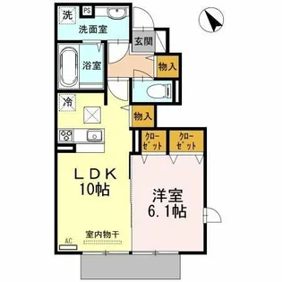 グランクレール自由が丘【1階】の間取り