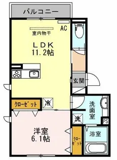 アトール恵比須【3階】の間取り
