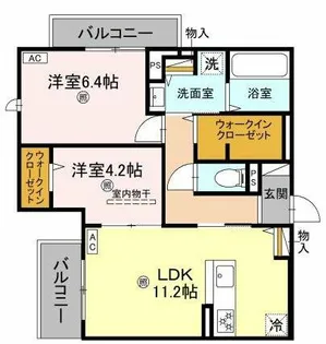 La Maison 林崎【3階】の間取り