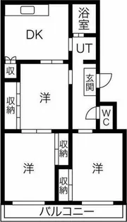 ヴィラナリー尾西 1号棟【1階】の間取り