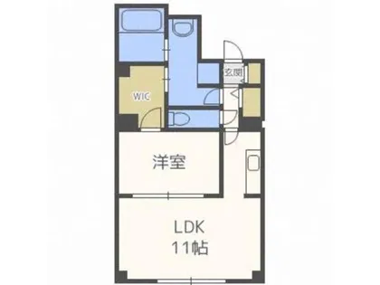 レコルト円山【5階】の間取り