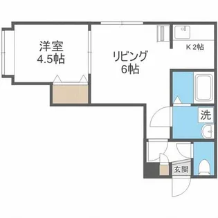 癒しの館南8条【3階】の間取り