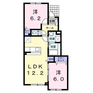 マイタウン ラ・フィオーレⅠ【1階】の間取り