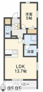 第三平野レジデンス【2階】の間取り